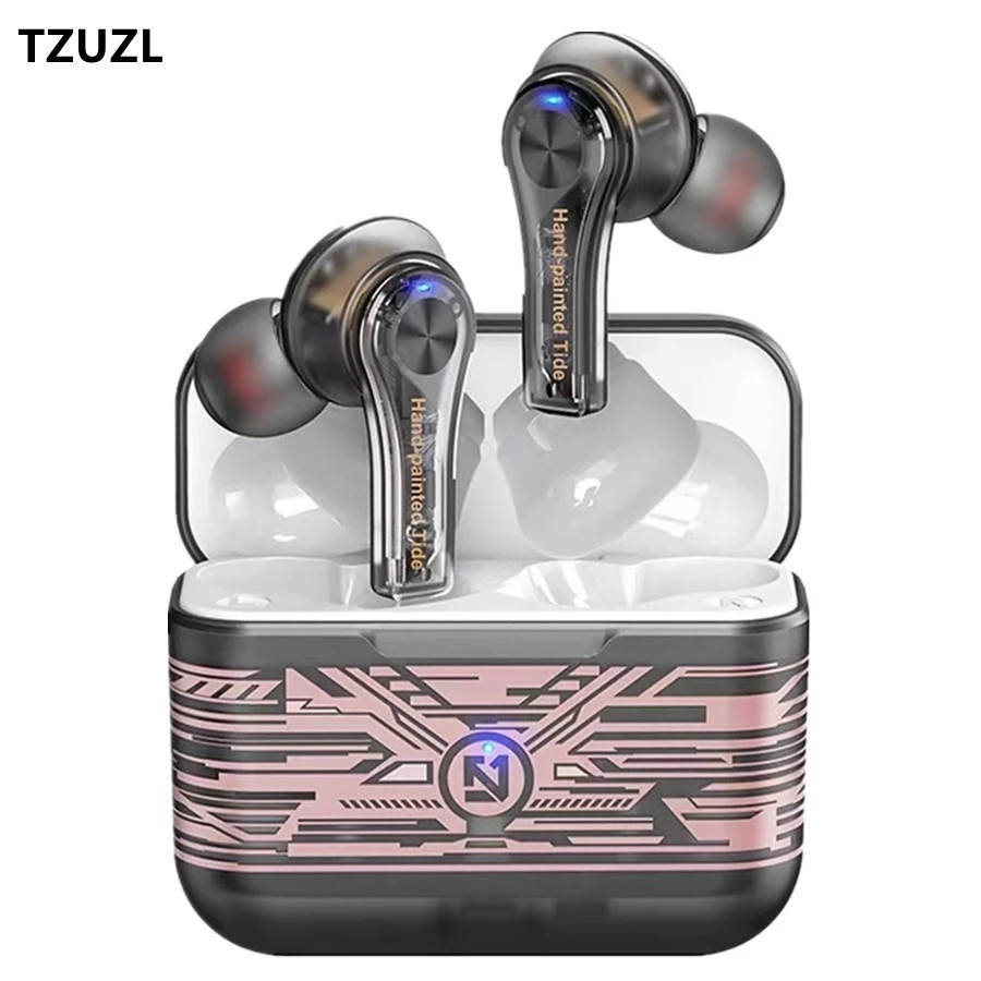 TZUZL TS-200 TWS Wireless Bluetooth 5.0 Earphones Charging Box Touch Control Headphones Gaming Headset Sport Earbuds