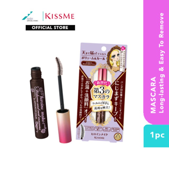 KISS ME Heroine Make Volume & Curl Mascara Advanced Film 02 Brown