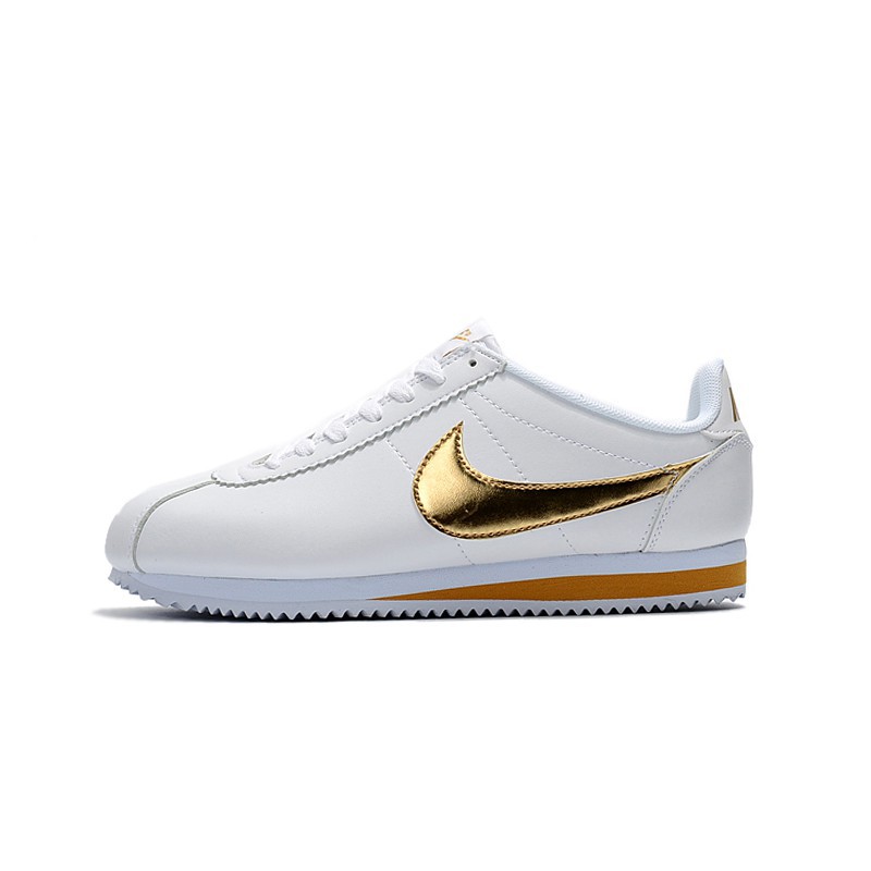nike classic cortez gold