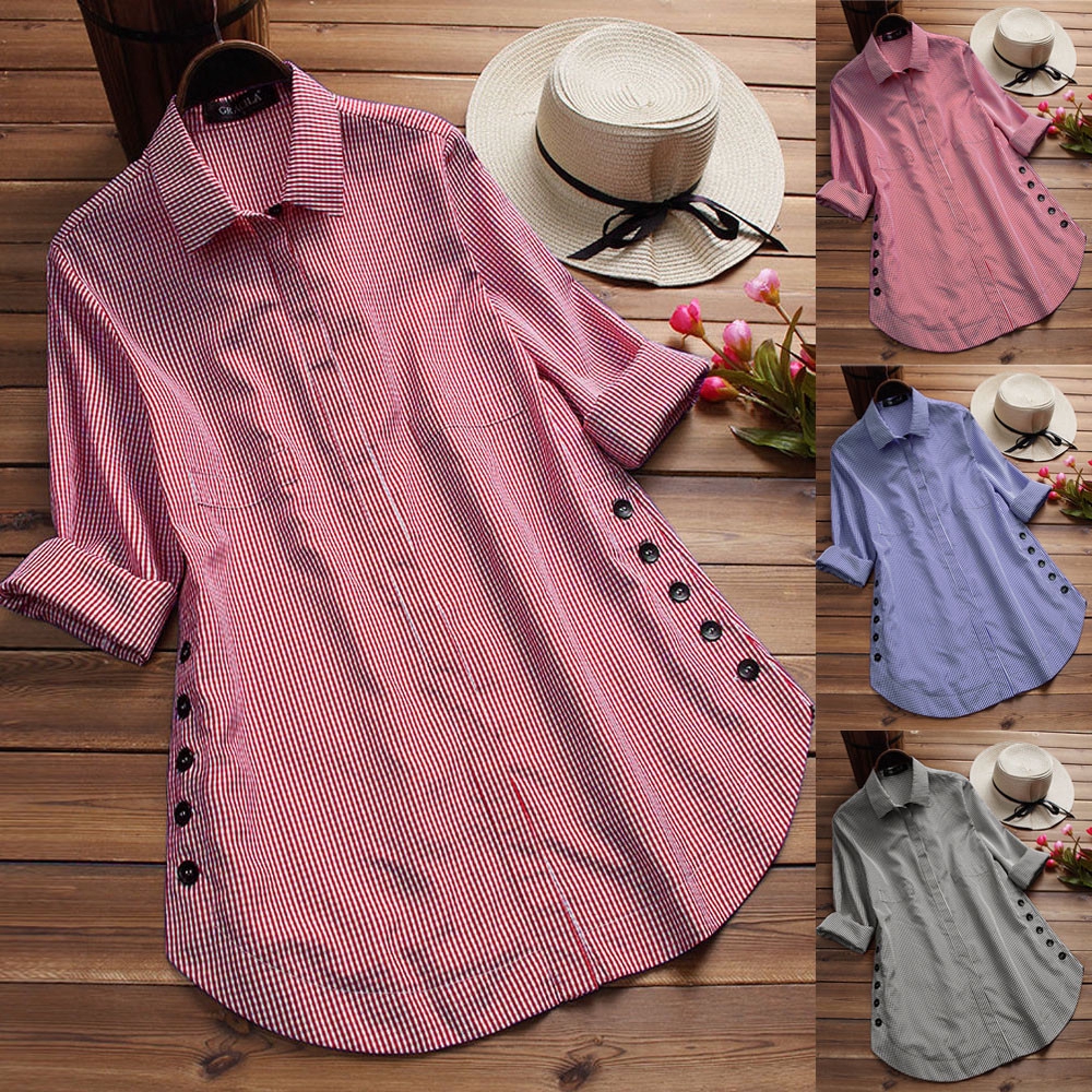 plus size casual shirts