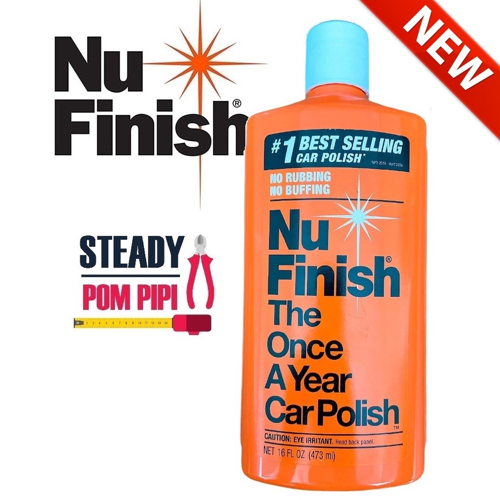 473ML NU FINISH CAR POLISH (MADE IN USA) / CAR WAX POLISHING / POLISH KERETA Shopee Malaysia