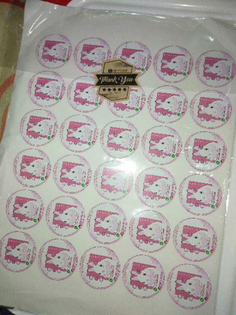 STICKER PRODUK LABEL STIKER MURAH 4CM 100pcs | Shopee Malaysia