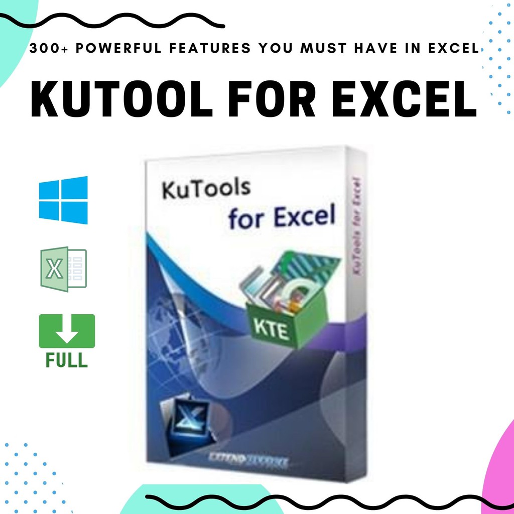 Kutools For Excel Full Version Office Exceloffice 2007 2010 2013 2016 And 365 Shopee 0669
