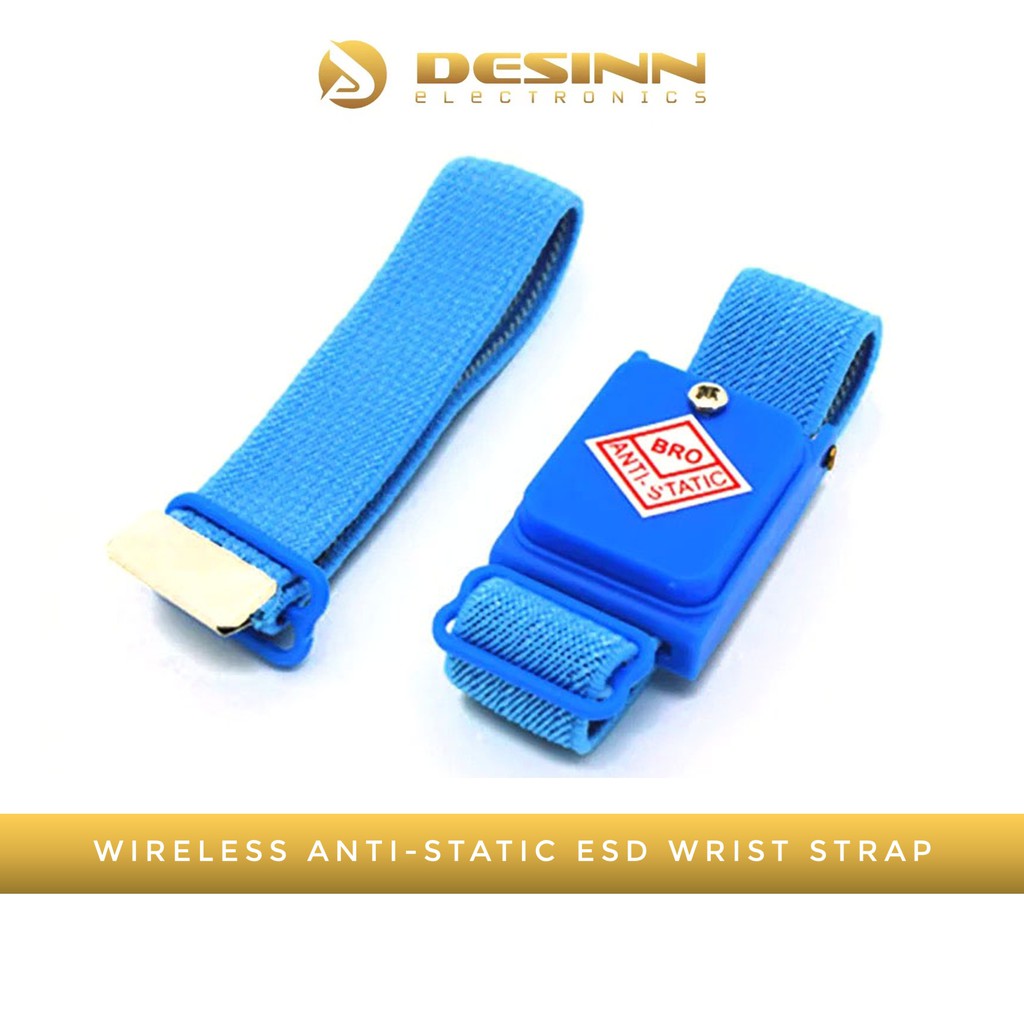 Wireless Cordless AntiStatic ESD Wrist Strap Wristband Adjustable Anti