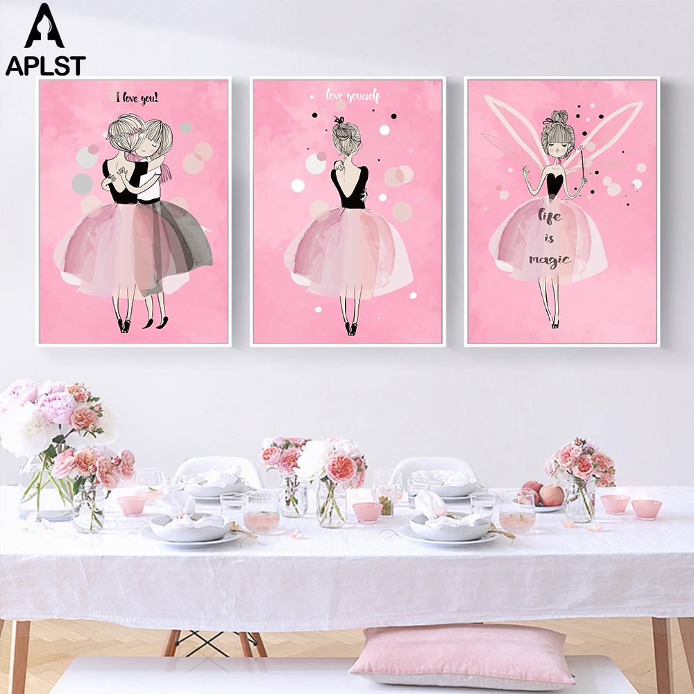 baby girl wall prints
