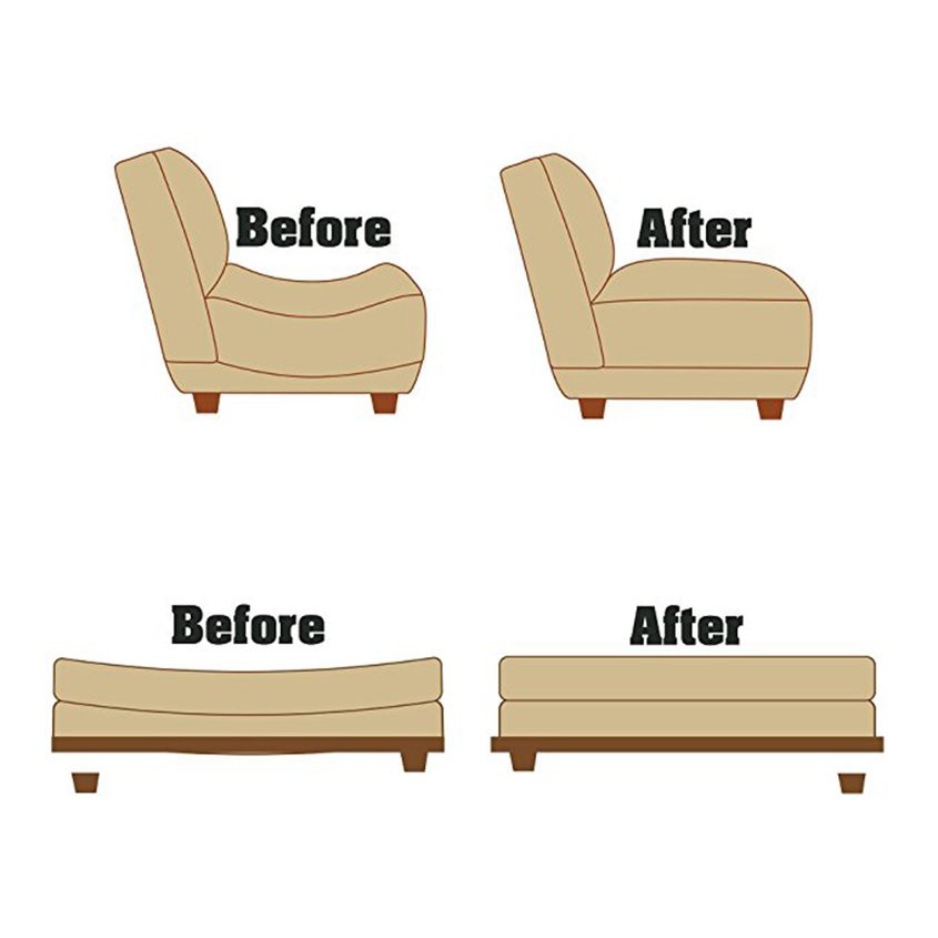 Eh 6pcs Furniture Sofa Support Cushions 48x10x0 8cm Quick Fix