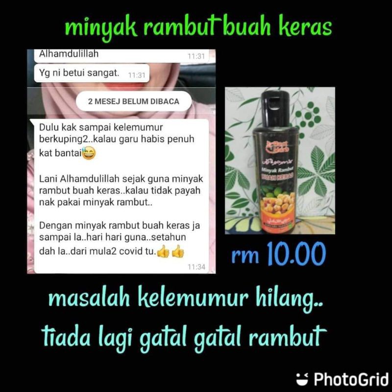Minyak Rambut Buah Keras Best Herbs 110ml Rawat Rambut Uban Hitam Berkilat Kelemumur Akar Rambut Hair Treatment Shopee Malaysia