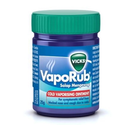 VICKS VAPORUB COLD VAPORIZING OINTMENT 25G | Shopee Malaysia