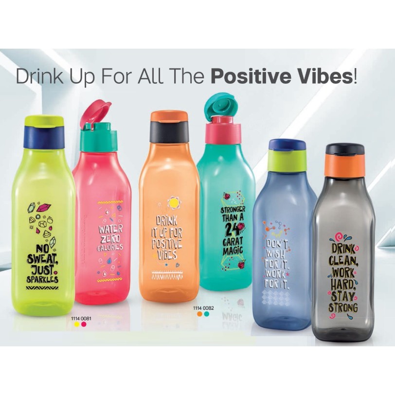 Tupperware Stay Positive Eco Bottle 1 Litre