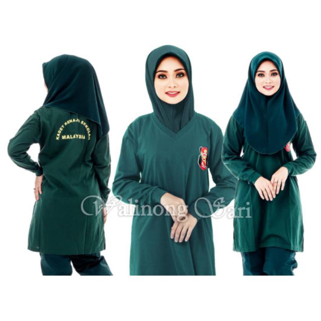 Baju Kadet Remaja Sekolah Lengan Panjang Krs Lazada