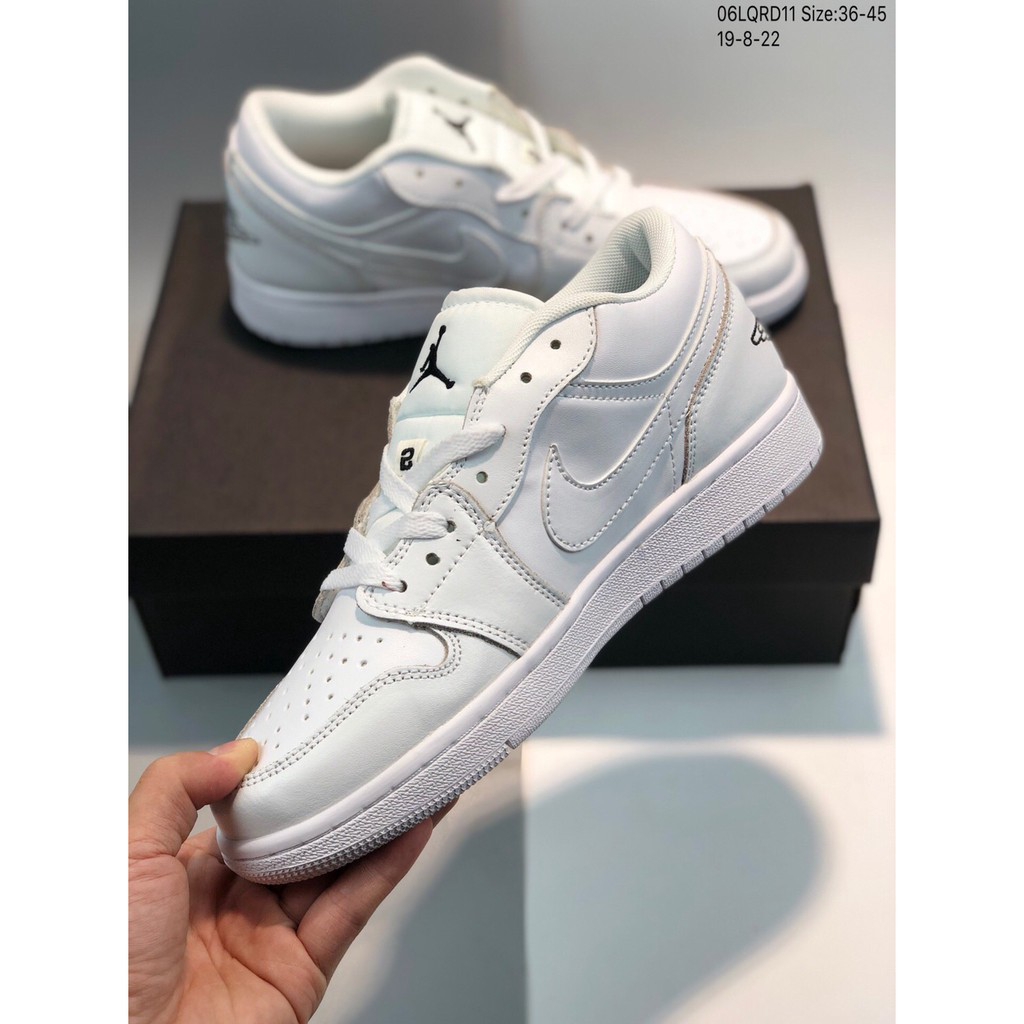 jordan 1 all white low cut