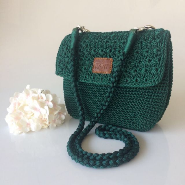 crochet sling bag