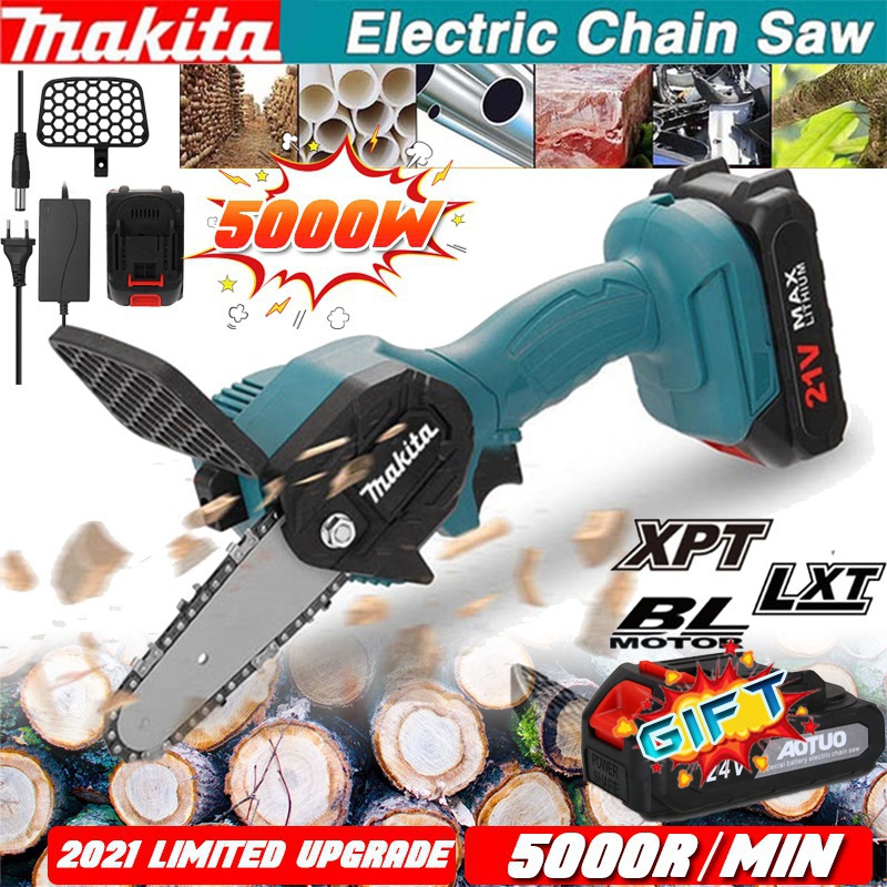 Makita 4 inch Mini pruning saw electric chain saw removable one hand