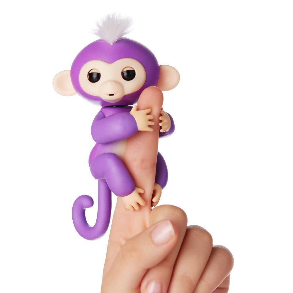 Fingerlings Interactive Baby Monkey Mia Purple With White