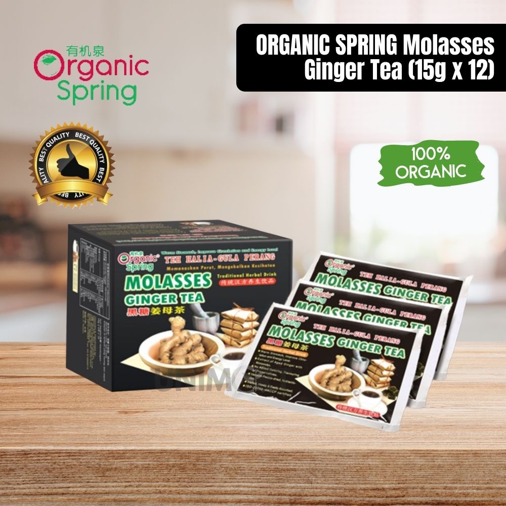 Organic Spring Molasses Ginger Tea (15g x 12) Ready To Drink Premium