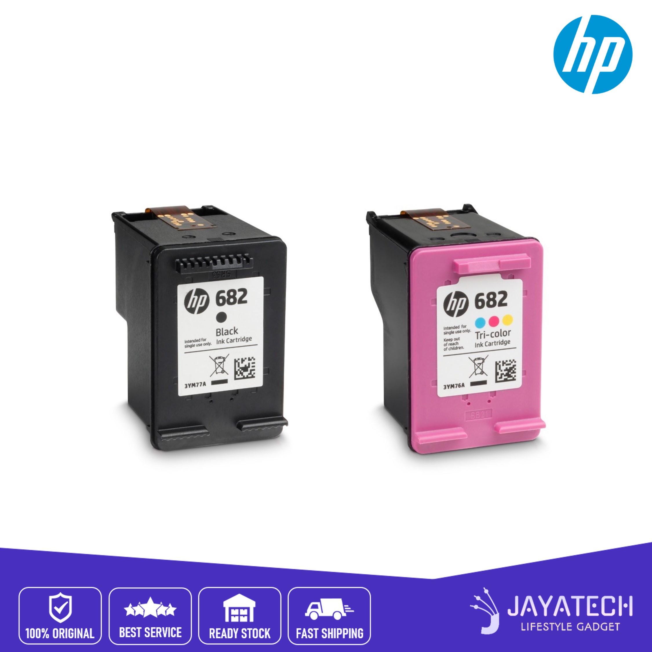 hp 682 black original ink cartridge
