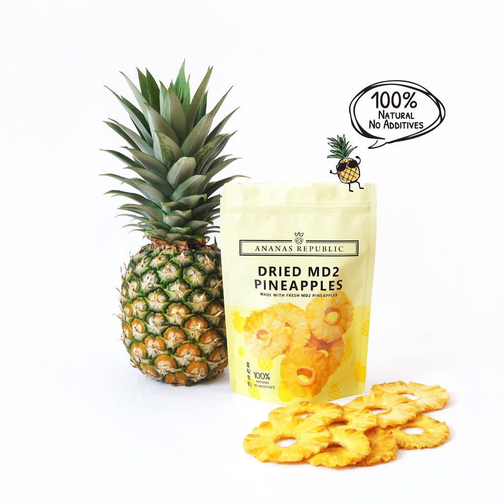 [ANANAS REPUBLIC] Dried MD2 Pineapples MD2黄梨果干dry pineapple Nenas