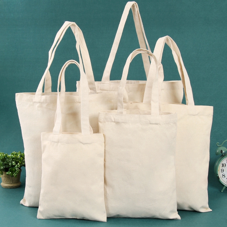 white canvas handbag