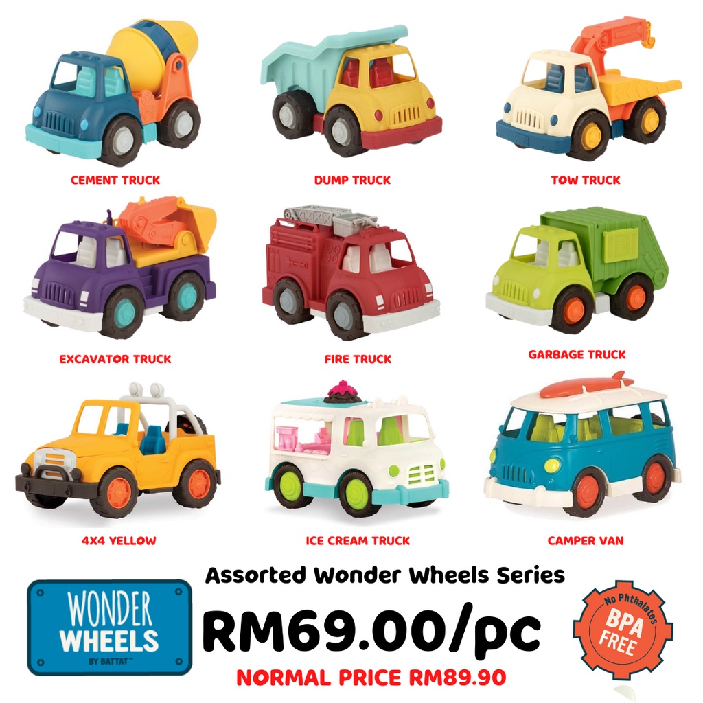 Wonder Wheels Truck B. Toys for 1year