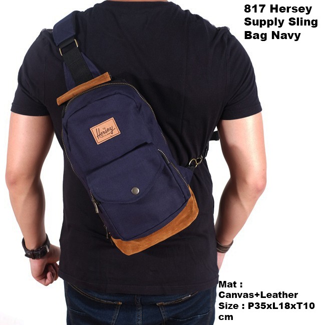 sling bag navy