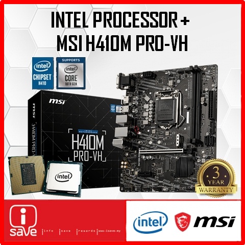 Msi h410m pro vh совместимость