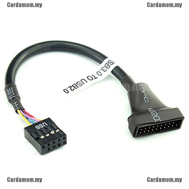 Versatile Reliable {carda} 19/20 Pin USB 3.0 Female 9 2.0 Male Motherboard Header Adapter Premium - Image 4