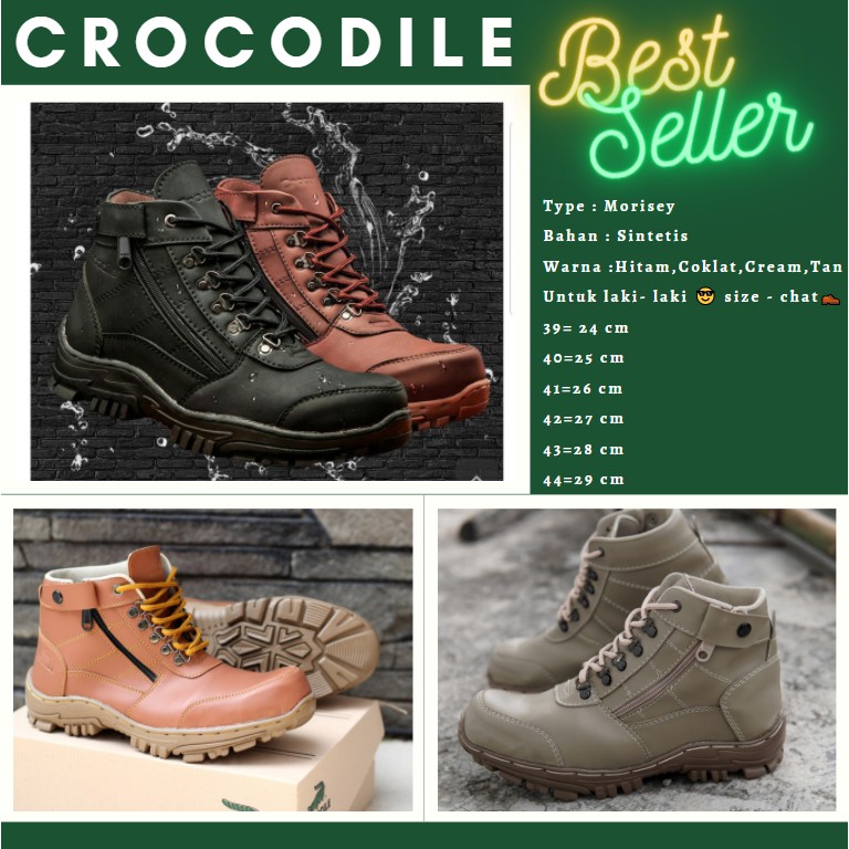 Men's CROCODILE Boots SAFETY Iron Toe SAFETY Hiking Work Project