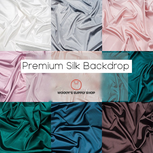 Ready-Stock Ins High-grade Silk Fabric Backdrop | Shooting Background Cloth | Home Decor | Photo Shoot Props