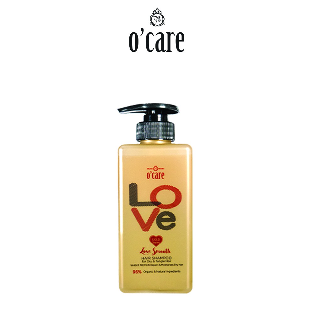 O Care Organic Love Smooth Hair Shampoo 500ml Treatment 500ml Heat Protector 1ml Shopee Malaysia