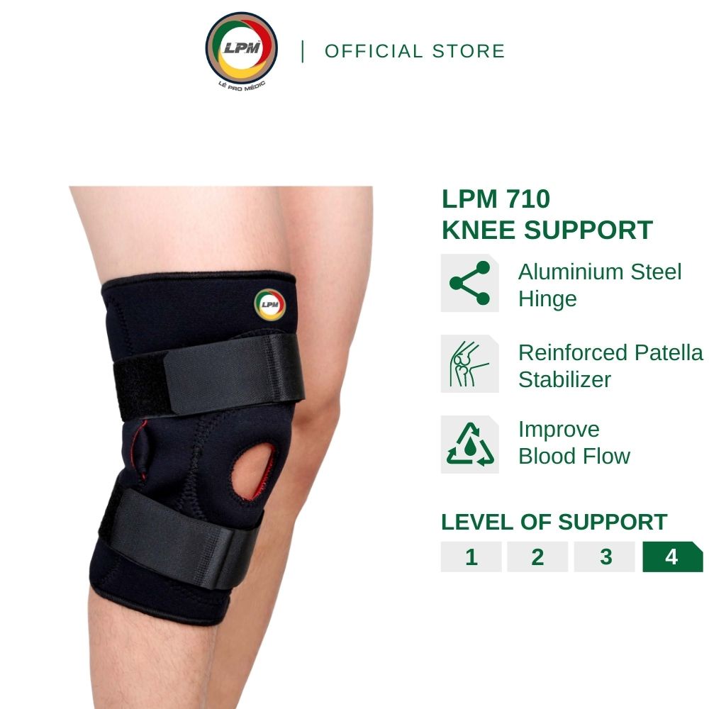 LPM Knee Guard 710 Adjustable Orthopedic Knee Brace with Metal Hinge