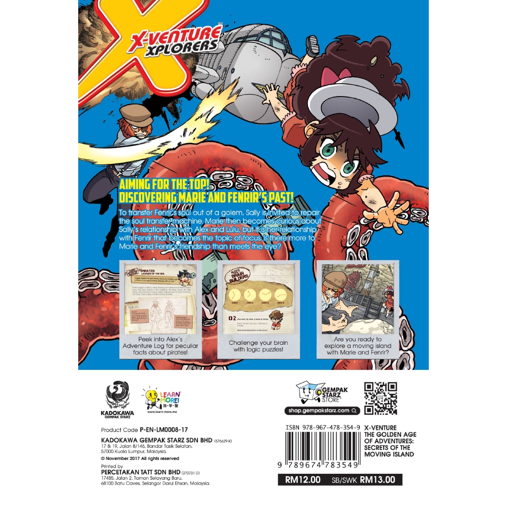 X Venture The Golden Age Of Adventures Series 17 Secrets Of The Moving Island Shopee Malaysia