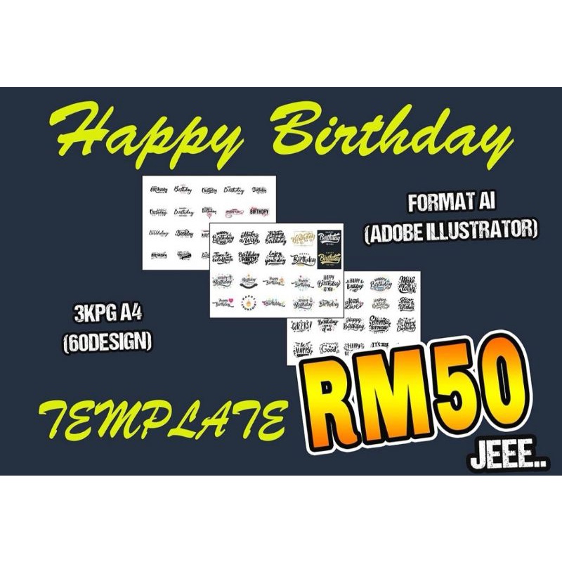 Template Sticker Belon