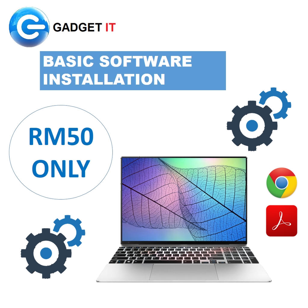 ( BUNDLED ) BASIC SOFTWARE INSTALLATION SERVICES Shopee Malaysia