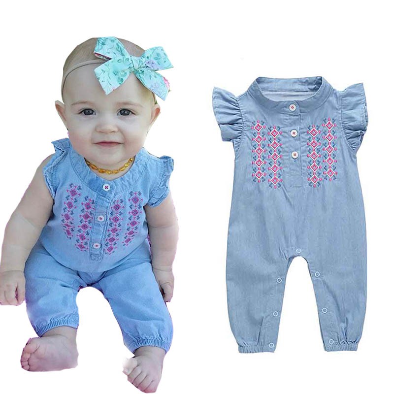 denim jumpsuit baby girl