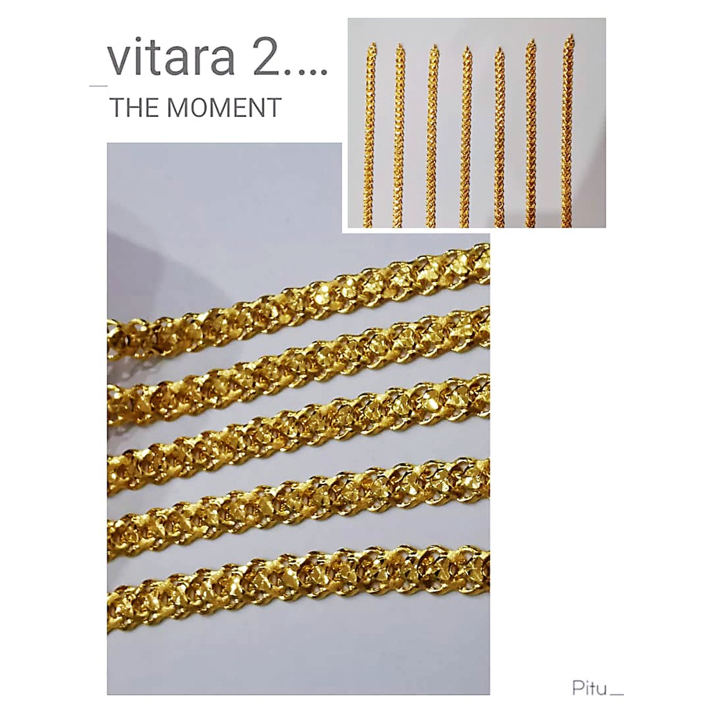 Buy Merdeka 916 Gold 1 C Vitara Bracelet Rantai Tangan 1 C Vitala Emas 916 Blv000002 Seetracker Malaysia