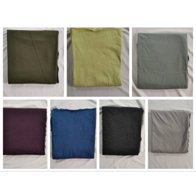 Kain Knit Cotton 1m skpg Shopee Malaysia