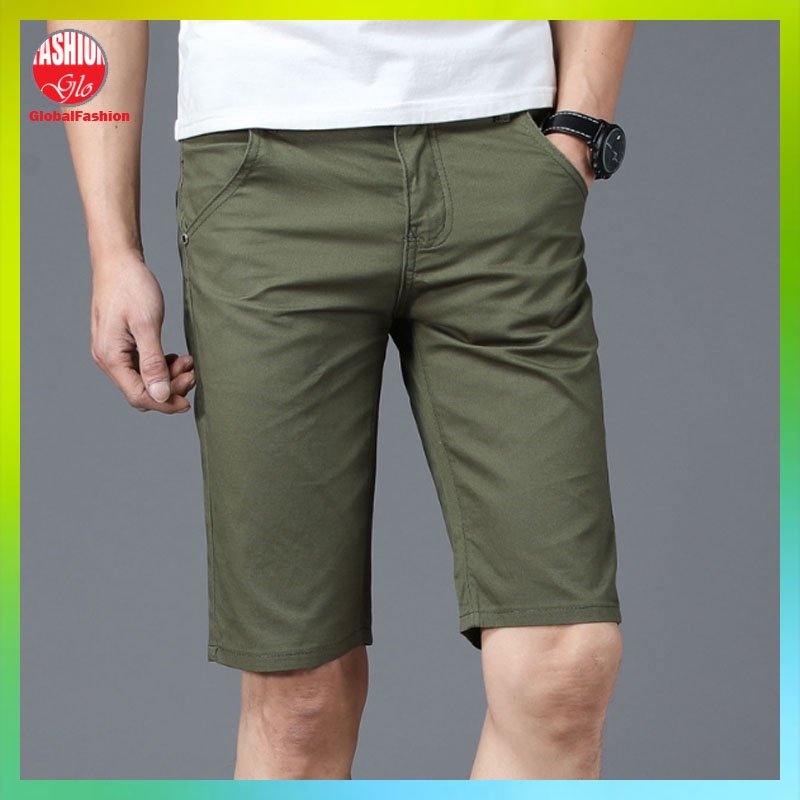 mens short rise pants