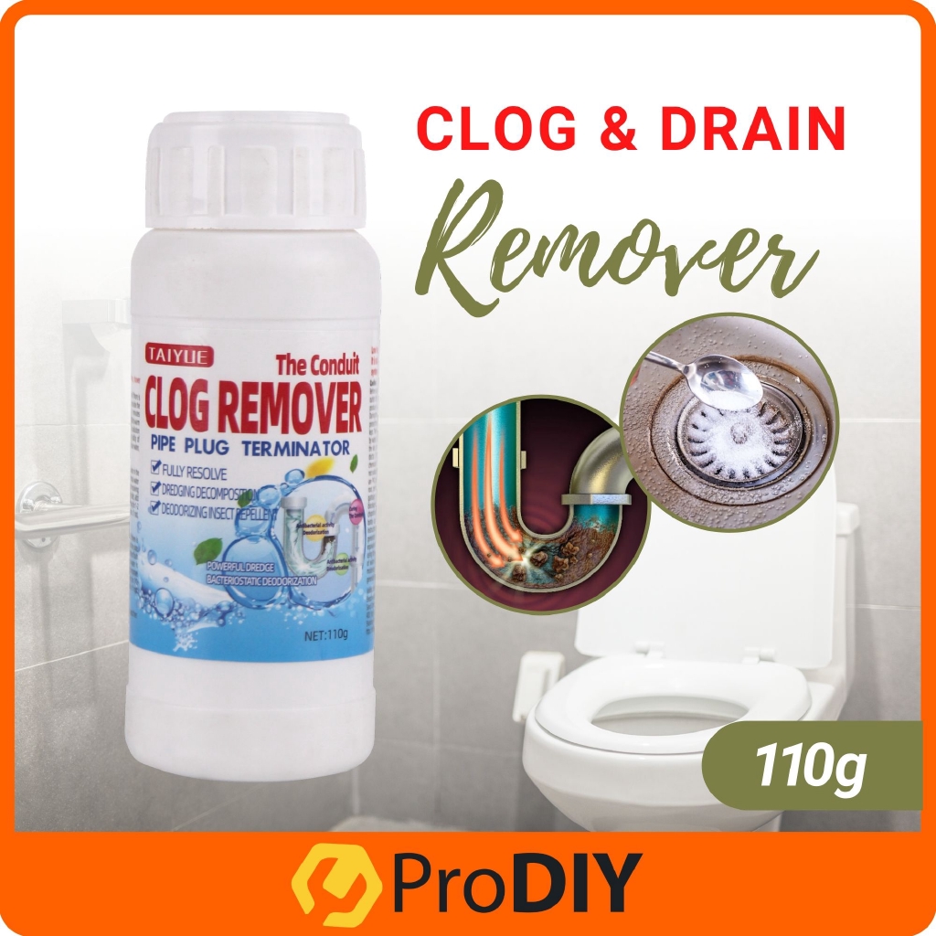 110 g The Conduit Clog Remover Drain Pipe Basin Cleaner Clogged Powder for Toilet Sink Pembersih Sinki Tandas 管道疏通剂