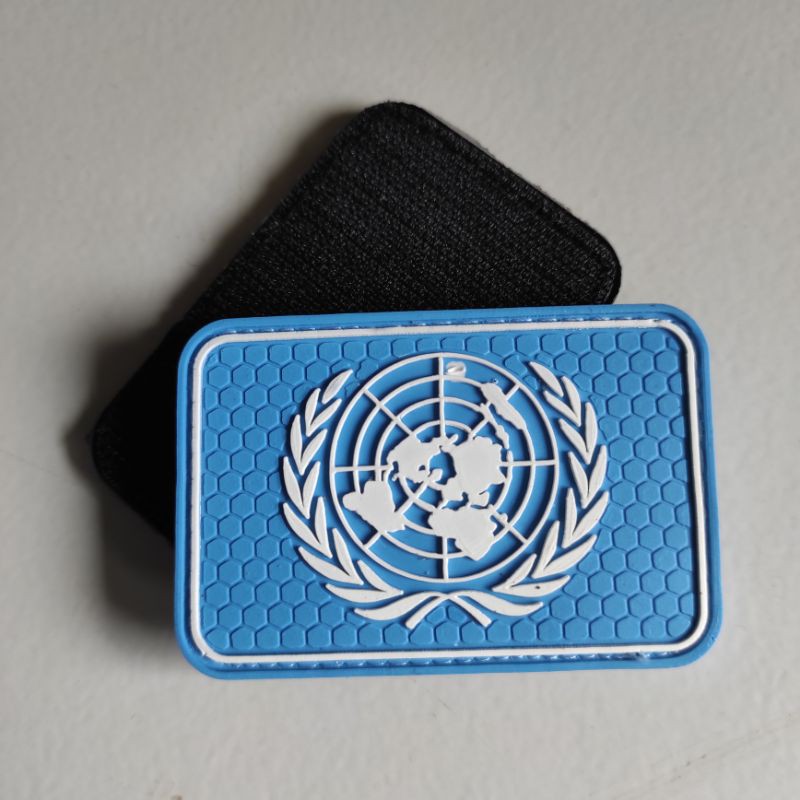 Patch RUBBER LOGO UNIFIL LEBANON Box/VELCRO RUBBER EMBLEM PATCH