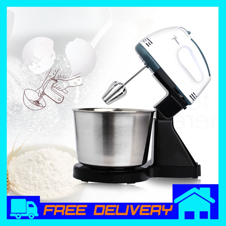 🔥Portable Baking Hand Mixer With Detachable Stainless Steel Mesin