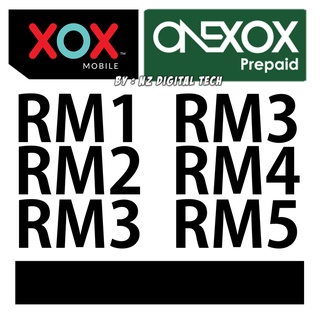 RM1 RM2 RM3 RM4 RM5 Onexox Xox - Nilai Rendah Murah Cheap ( Topup Top up Reload - Instant ) - Prepaid One Xox