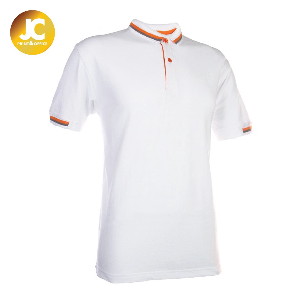 polo tee white