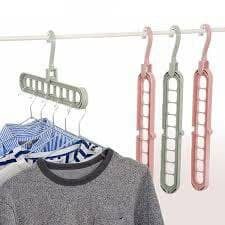 Multi-function Clothes Magic Hanger Save Space Folding Wardrobe Drying ...