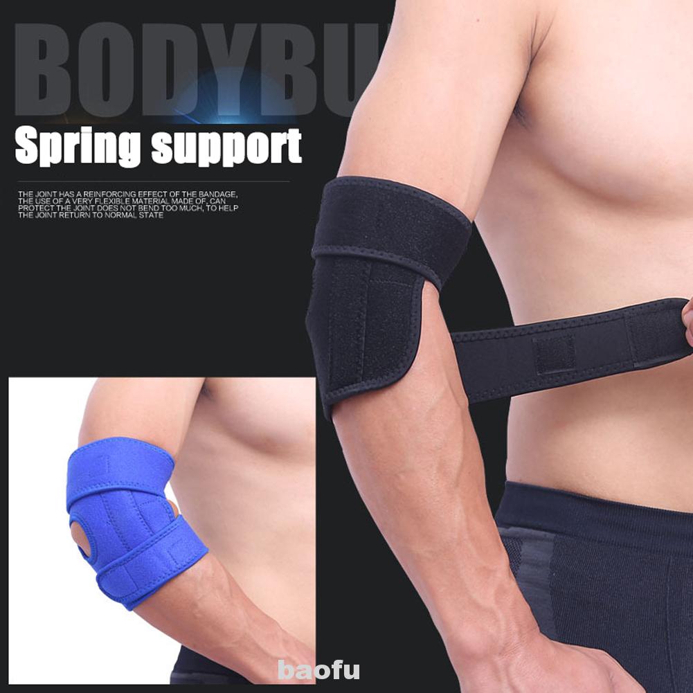 2 PCS Elastic Elbow Support,Sponge Soft And Breathable Elbow Warmth Sleeve White