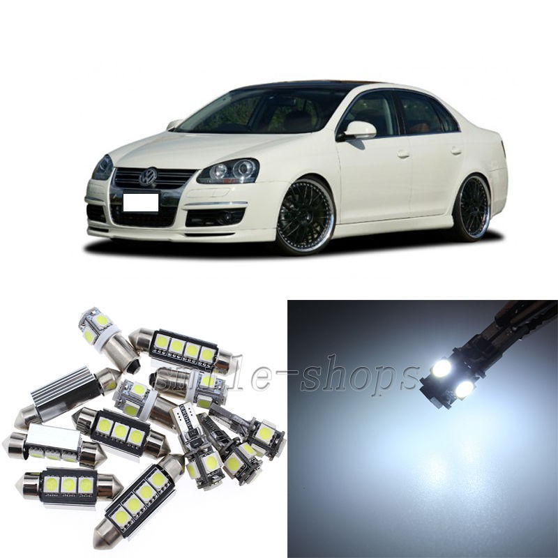 Error Free White 10pcs Interior Led Light Kit For 2005 2010 Vw Jetta Mkv Mk5