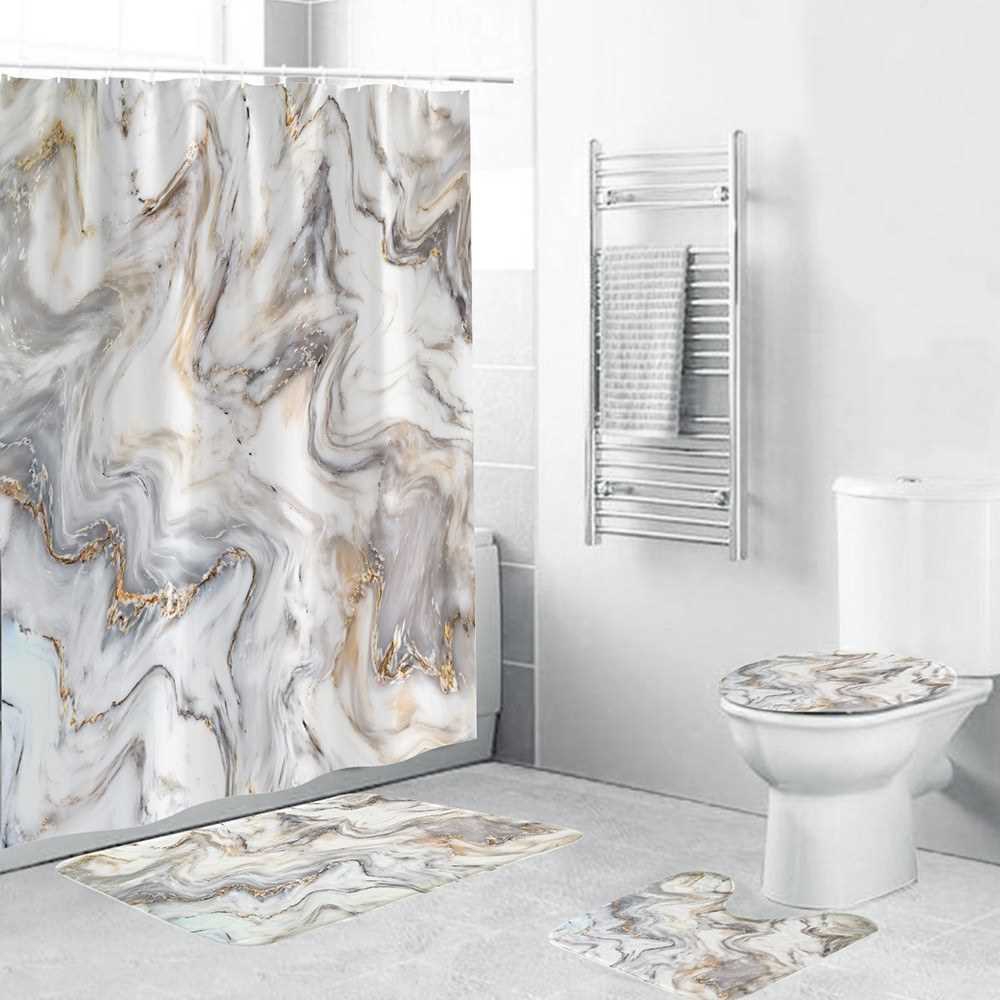 white bathroom shower curtains