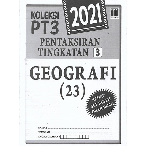 Buku Latihan Buku Kerja Koleksi Pt3 2021 Geografi Tingkatan 3 Shopee Malaysia