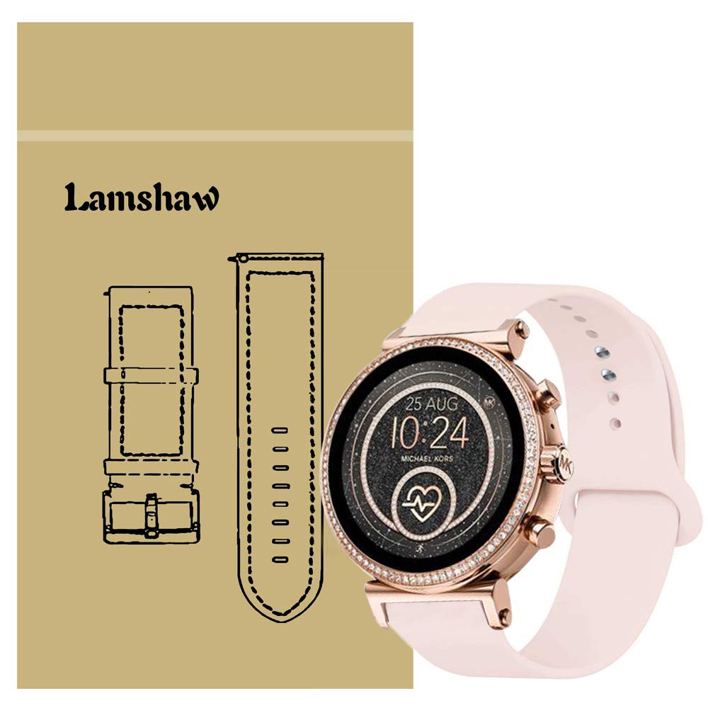 For Michael Kors Sofie Band, Lamshaw Sport Silicone Replacement Strap for Michael  Kors Access Sofie Smartwatch | Shopee Malaysia