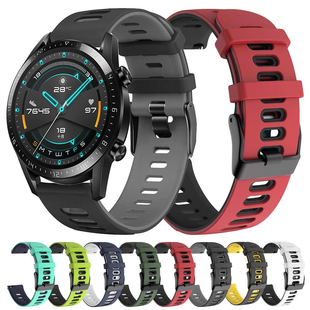Silicone Strap Replacement Strap For Huawei Watch GT GT2 GT3 Pro 46mm
