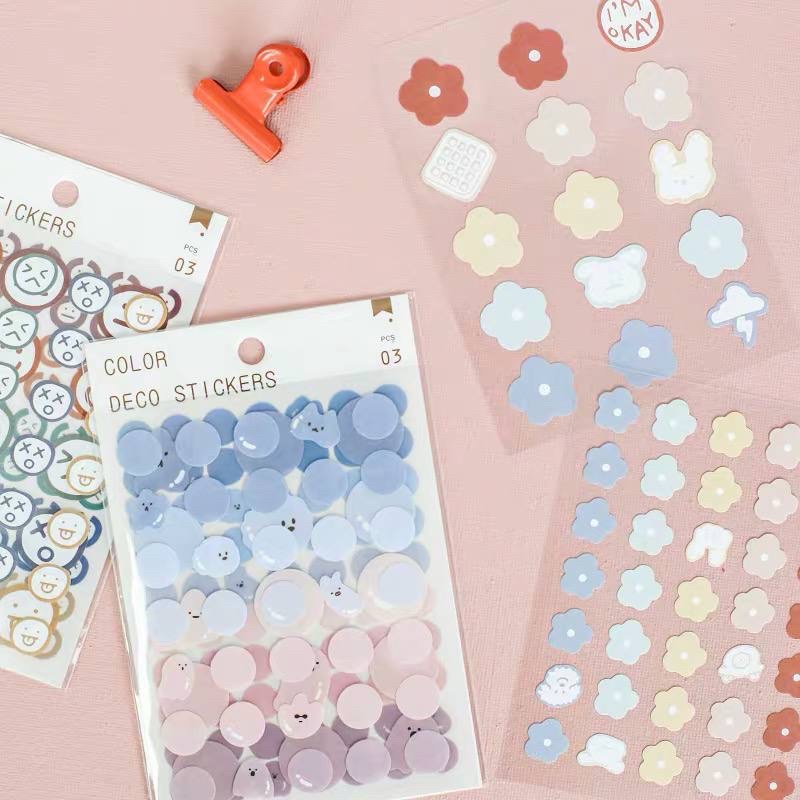 READY STOCKPremium Quality 3 Sheets Cute Journal Planner / Bookmark Stickers DIY Journal Scrapbooking Sticker